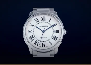 Pre-Owned Cartier Ronde Must de WSRN0035 SS Automatic Watch