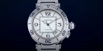 Pre-Owned Cartier Pasha Seatimer W31080M7 Stainless Steel Automatic Watch
