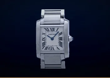 Pre-Owned CARTIER Tank Française SM W51008Q3 Women s Watch SS 40600
