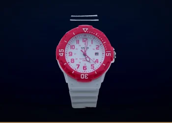 Casio Women s Dive Style Watch White/Pink Accents LRW200H-4BV