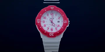 Casio Women s Dive Style Watch White/Pink Accents LRW200H-4BV