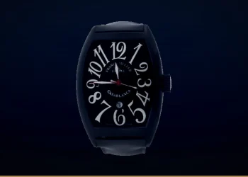 Pre-Owned Black Franck Muller Casablanca