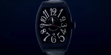 Pre-Owned Black Franck Muller Casablanca