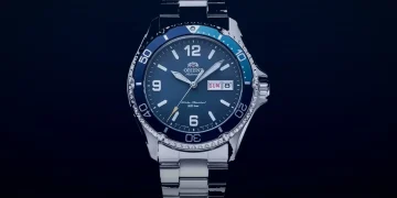 Orient Men s Kamasu Blue Automatic Sapphire Diver Watch - RA-AA0818L39B
