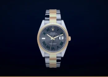 Pre-Owned Rolex Datejust 41 Steel Yellow Gold 126333 Wimbledon Dial Mens Watch
