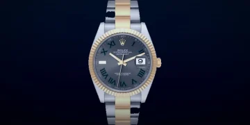 Pre-Owned Rolex Datejust 41 Steel Yellow Gold 126333 Wimbledon Dial Mens Watch