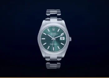 Pre-Owned Rolex Datejust 41 Mint Green Dial 126300 Steel Mens Watch