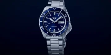 Seiko 5 Sports Automatic Dive Watch with Blue Dial #SRPK97