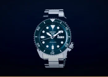 Seiko 5 Sports SRPD61 Automatic Green Dial Mens Watch