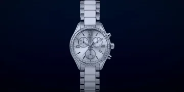 Timex Classic Chronograph Quartz Crystal Silver Dial Ladies Watch