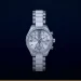 Timex Classic Chronograph Quartz Crystal Silver Dial Ladies Watch