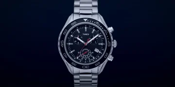 Timex T2N588 Men s Chronograph Black Dial Watch